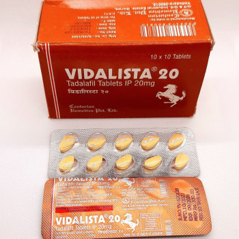 Vidalista-20 (Тадалафил 20мг) 10таб